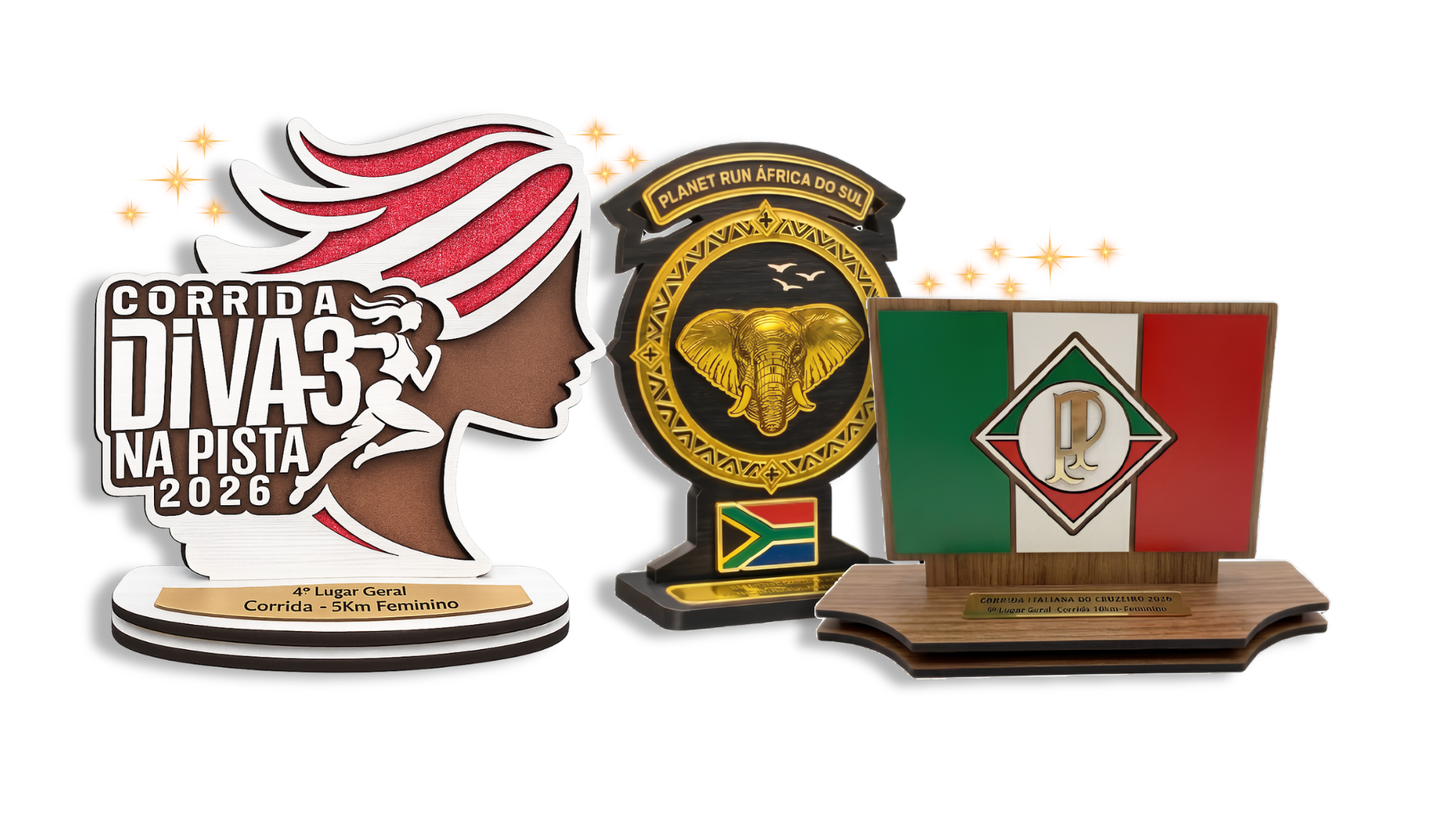 Troféus personalizados
